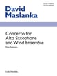 Concerto for Alto Sax and Wind Ensemble Alto Sax and Piano Reduction cover